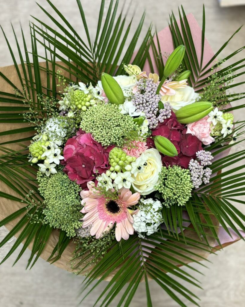 Bouquet de fleurs forfait mensuel