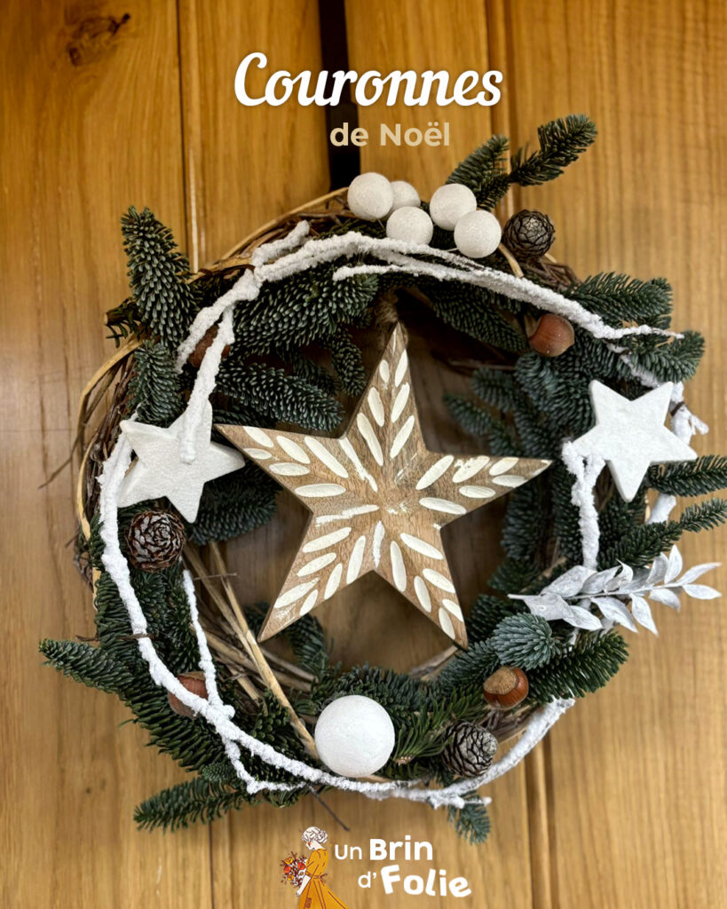 Couronne de Noël création